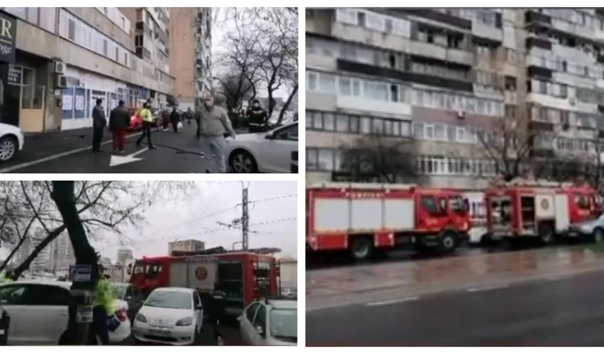 Gest şocant al unei femei din Bucureşti. A dat foc apartamentului şi a atacat vecinii cu toporul după o ceartă cu mama ei