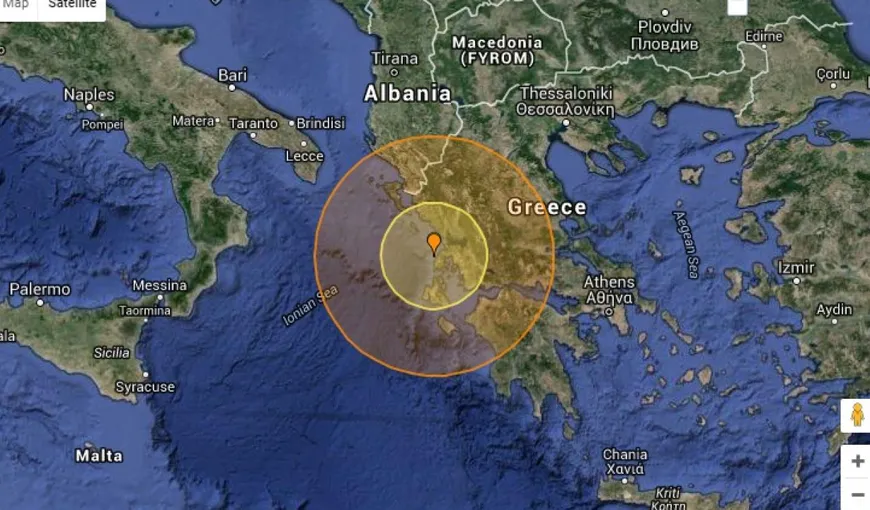 Cutremur de 6,3 grade în Grecia. S-a simţit puternic la Atena UPDATE
