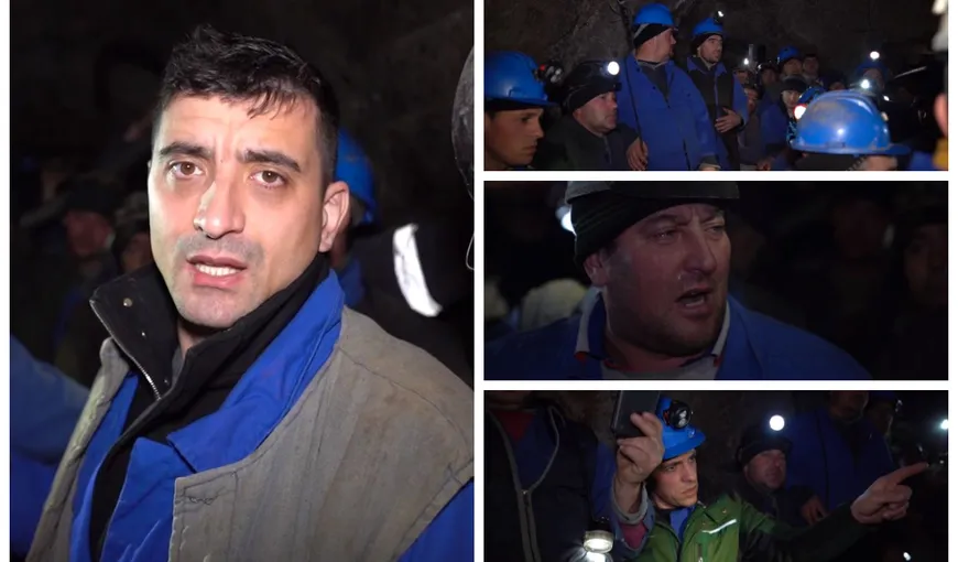 Protest în mina de uraniu de la Crucea. Zeci de mineri s-au blocat în subteran de patru zile. George Simion (AUR): „Vor să termine nu doar mineritul, nu doar mina voastră”