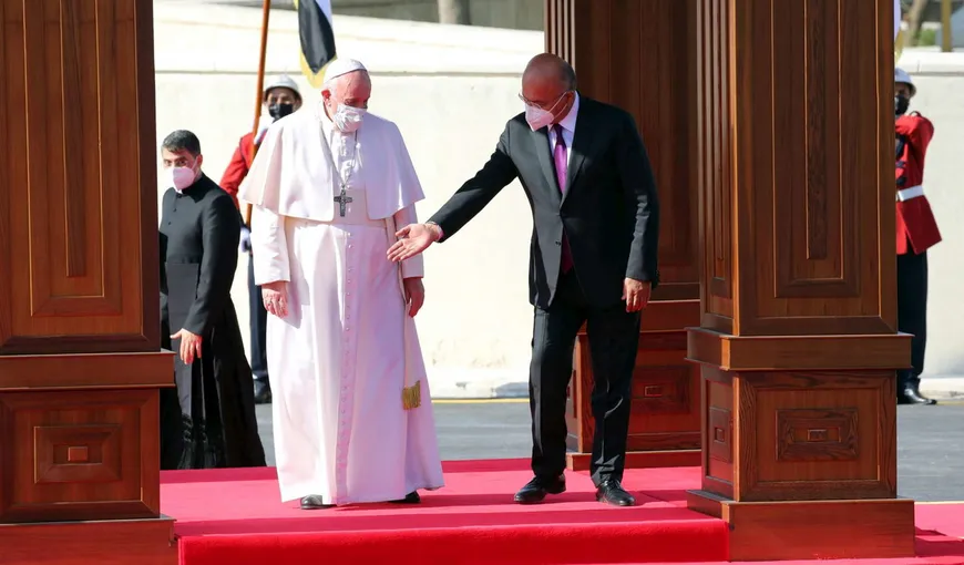 Papa Francisc, vizită istorică în Irak. Sâmbătă se întâlneşte cu liderul şiit