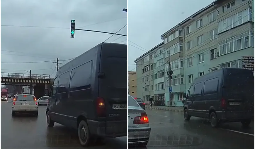 Conducător auto din Suceava supus unei serii de şicane în trafic de un şofer tupeist. Ce a scris şoferul în plângere. VIDEO