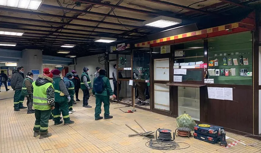 Spațiile ilegale de la metrou nu mai au nicio șansă: Aproape 70 de gherete au fost desființate în ultimele 24 de ore. Anunțul lui Drulă!