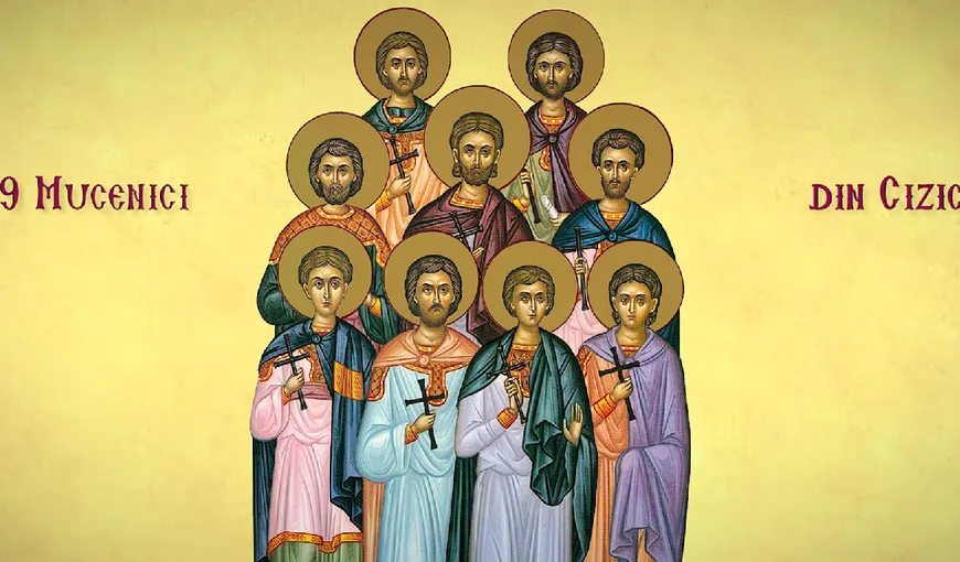 Calendar ortodox 29 aprilie 2021. Sfinții Nouă Mucenici din Cizic, protectorii familiei. Rugăciune puternică pentru pentru iertarea păcatelor și vindecare 