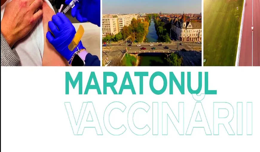 Maratonul Vaccinării la Timișoara. Sute de voluntari participă timp de trei zile!