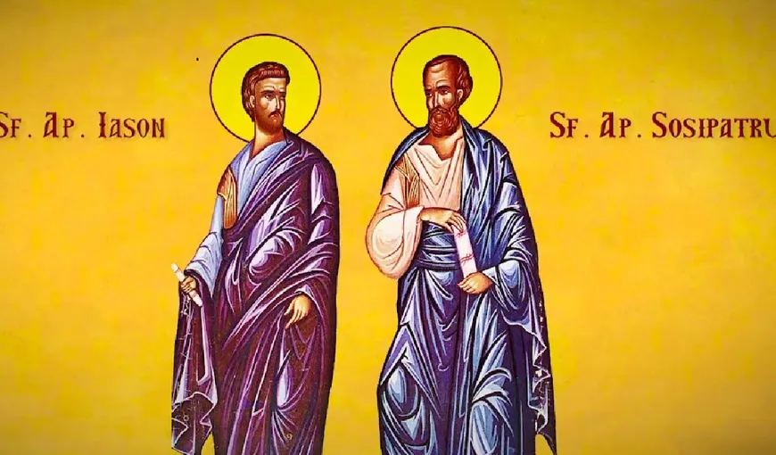 Calendar ortodox 28 aprilie 2023. Cruce neagră. Sfinţii Apostoli Iason şi Sosipatru, făcători de minuni. Rugăciune tămăduitoare pentru neputinţe