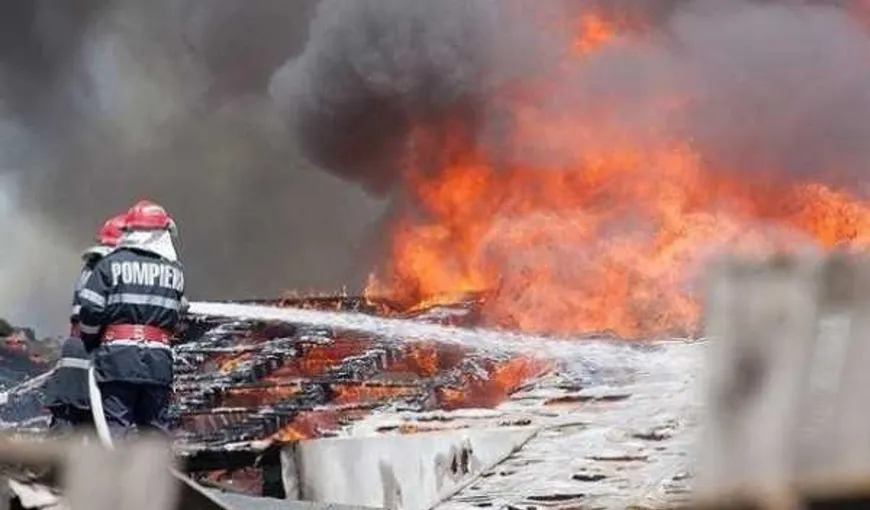 Incendiu la Spitalul Județean de Urgență Bacău. Pompierii au intervenit de urgenţă