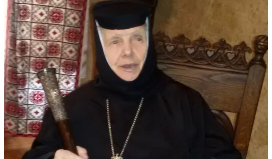 Maica stareţă de la Mănăstirea Tismana a murit