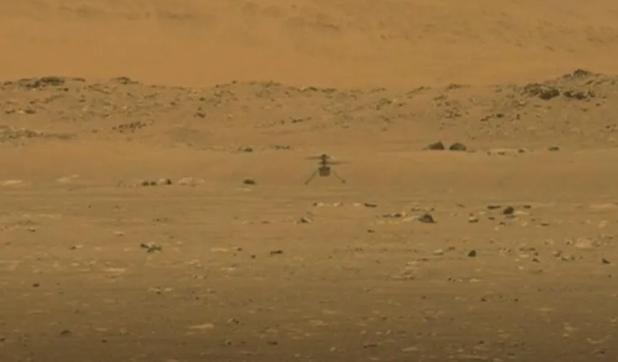 Mini-elicopterul Ingenuity, primul zbor pe Marte. Cântăreşte 1,8 kilograme