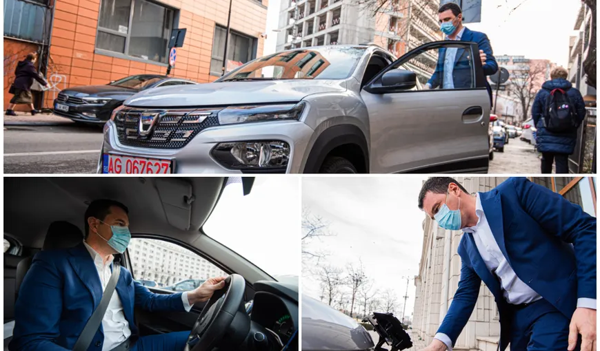 Ministrul Mediului, desfiinţat după ce a testat Dacia Spring. Lider PNL: „Face reclamă unui produs care este asamblat în China, nu la Mioveni”