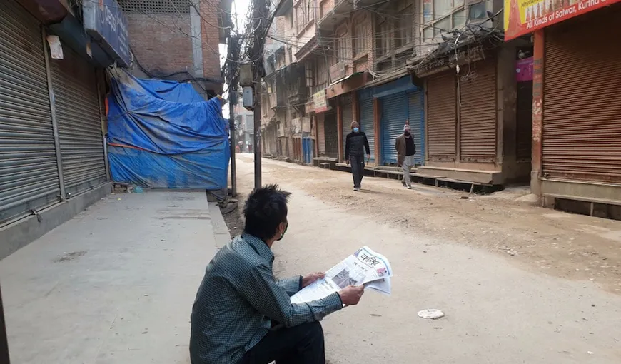 Capitala intră în lockdown timp de o săptămână. A crescut numărul de contaminări în Nepal