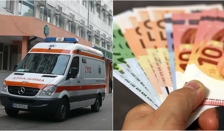 Șpagă de mii de euro pentru un post de asistentă sau șofer pe ambulanță. Angajați cercetați pentru trafic de influență