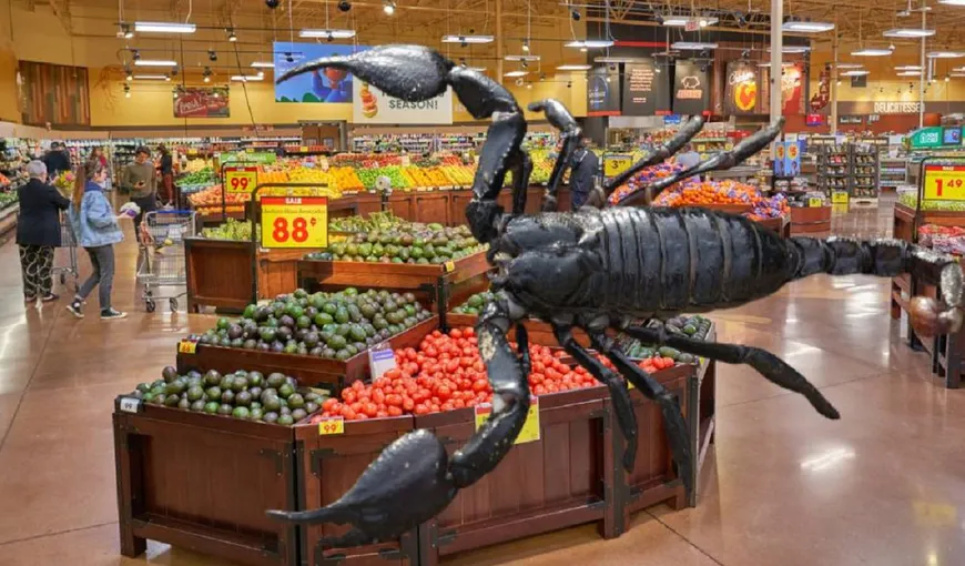 Angajata unui supermarket din Constanţa, muşcată de un scorpion. Femeia a fost transportată de urgenţă la spital