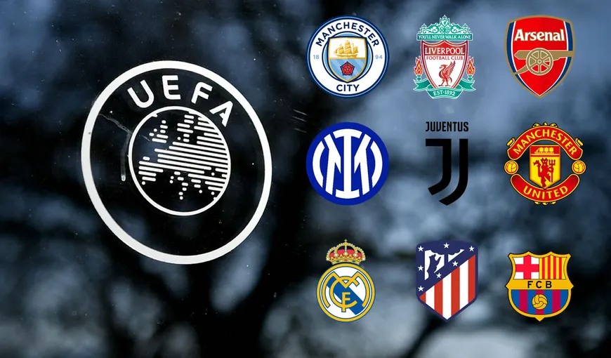 Şoc în fotbal! UEFA vrea să suspende din cupele europene, pentru doi ani, patru cluburi fondatoare ale Superligii
