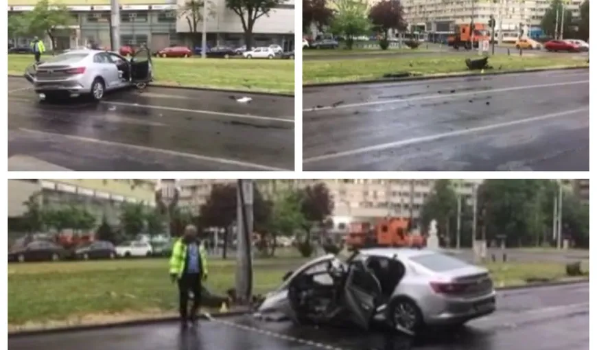Accident grav în Bucureşti. Doi tineri au ajuns la spital