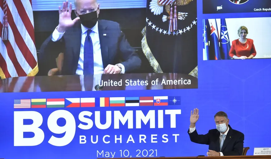Klaus Iohannis, declaraţii după Summitul B9 la care participă preşedintele Joe Biden. „Demonstrează încrederea de care se bucură România la Washington ca partener şi aliat puternic”