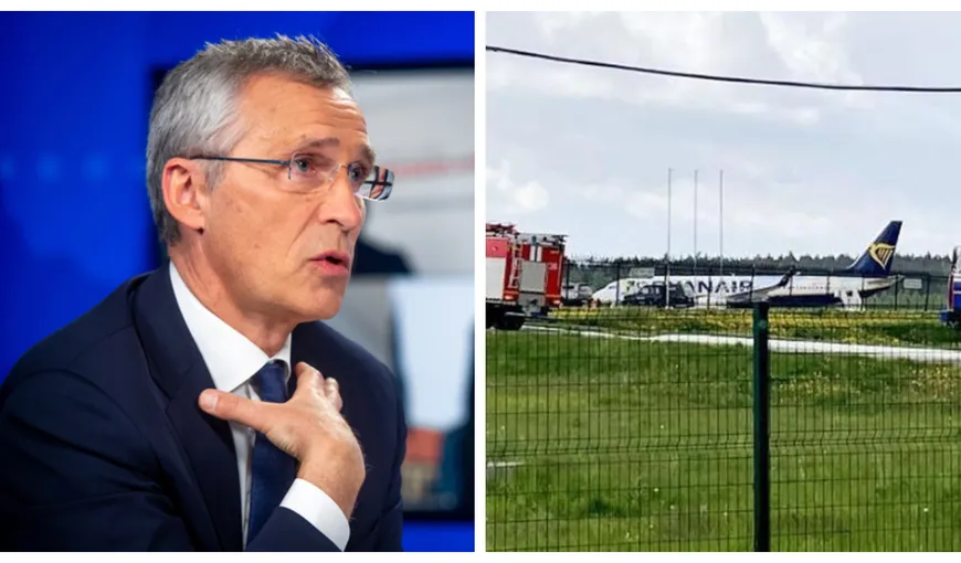 Şeful NATO cere anchetă internaţională după incidentul aerian din Belarus: „E un incident serios şi periculos”