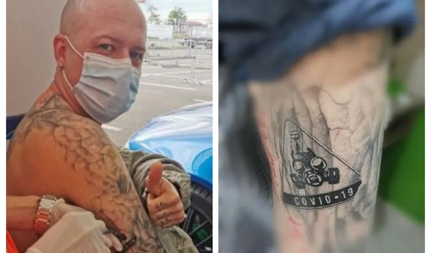 Un bărbat şi-a tatuat pe braţ COVID-19, pentru a-şi aduce aminte de pandemie:” Am trăit cu toţii o perioadă grea, am vrut o amintire”