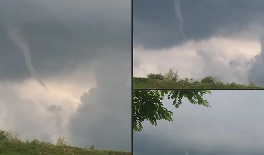 Imagini spectaculoase cu două tornade, surprinse în Tulcea şi Buzău. Ce spune directorul ANM