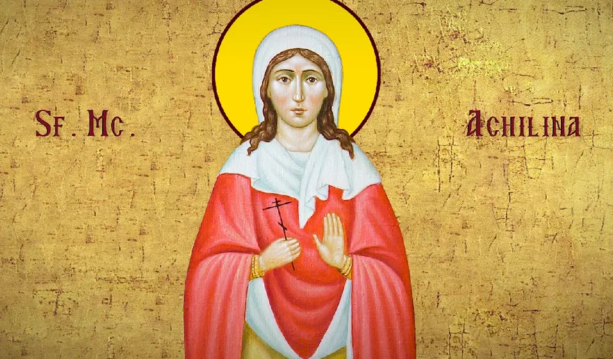 Calendar ortodox 13 iunie 2021. Sfânta Muceniţă Achilina, ocrotitoarea femeilor lipsite de apărare. Rugăciune pentru ajutor imediat