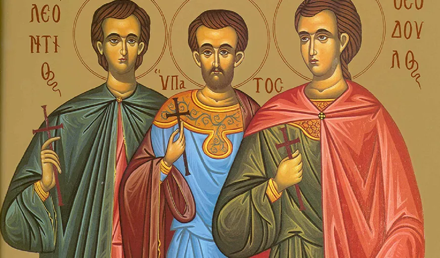 Calendar ortodox 18 iunie 2021. Sfinții Mucenici Leontie, Ipatie și Teodul. Rugăciune către Sfântul Mucenic Leontie pentru îndepărtarea vrăjmaşilor