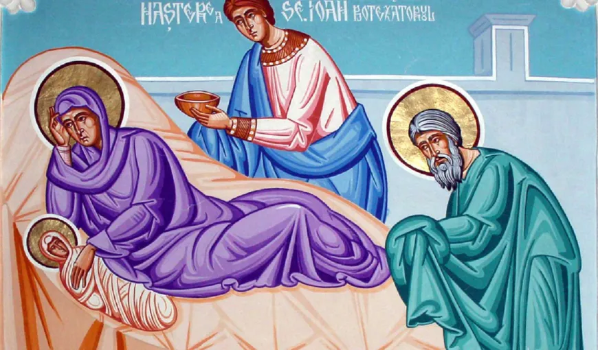 Calendar ortodox 24 iunie 2022. Cruce roşie. Naşterea Sfântului Ioan Botezătorul, ziua în care cerurile se deschid şi rugăciunile sunt ascultate