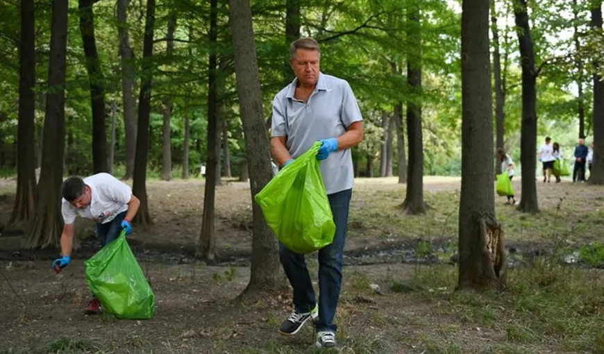 Klaus Iohannis: „Avem o țară foarte frumoasă, dar în nenumărate locuri plină de deșeuri”