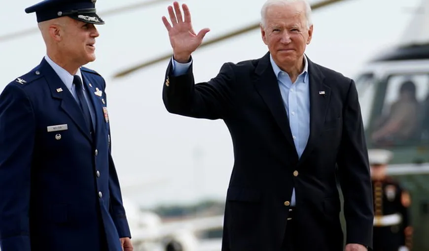 Joe Biden a ajuns în premieră în Europa, în calitate de preşedinte al SUA. Miercuri seară a sosit la Londra