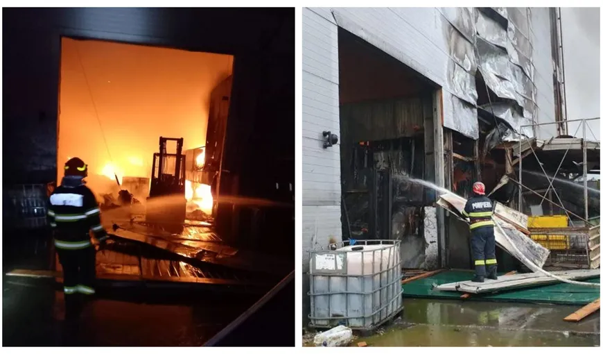 Incendiul de proporţii lângă Ploieşti la un incinerator de deşeuri periculoase. Şeful Gărzii de Mediu: „Ar putea aduce daune substanţiale de mediu. Au ars peste 500 de tone de vopseluri”