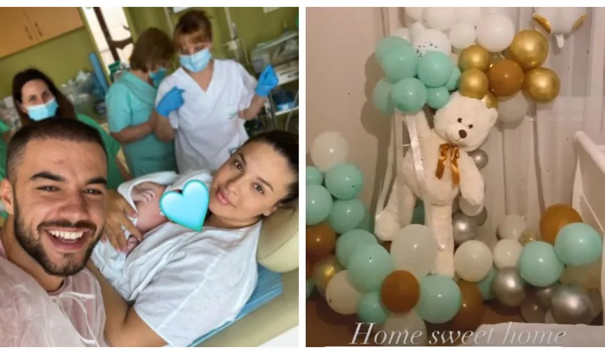 Familia lui Culiță Sterp s-a întregit, Daniela Iliescu și bebelușul au ajuns acasă. Imagini impresionante, cum au decorat camera micuțului!