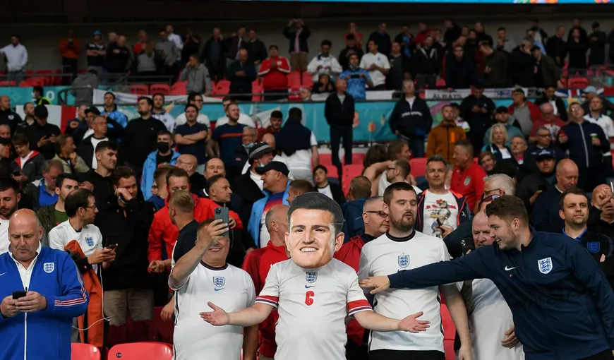 Anglia renunţă parţial la restricţii, pentru trei zile. Semifinalele şi finala EURO 2020 se vor desfăşura cu peste 60.000 de spectatori pe Wembley