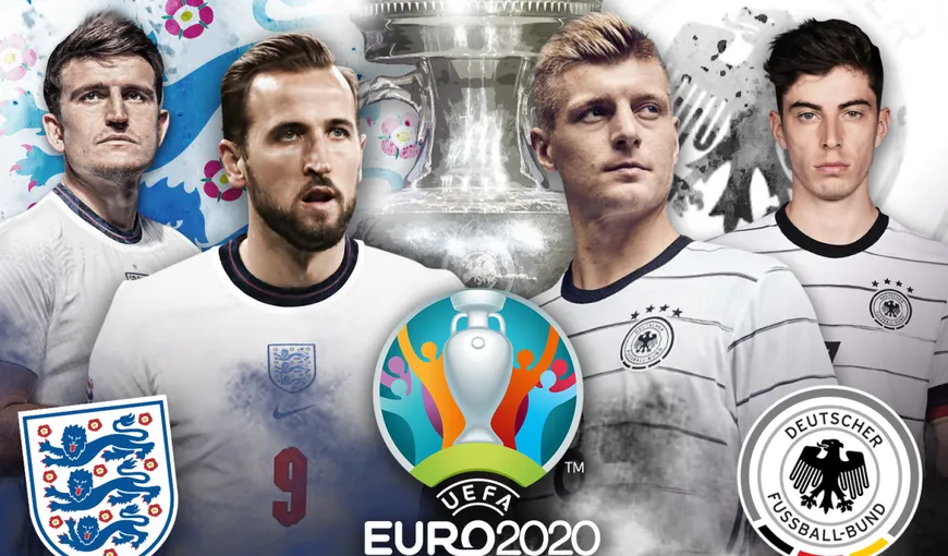 ANGLIA – GERMANIA 2-0. O nouă favorită părăseşte Euro 2021