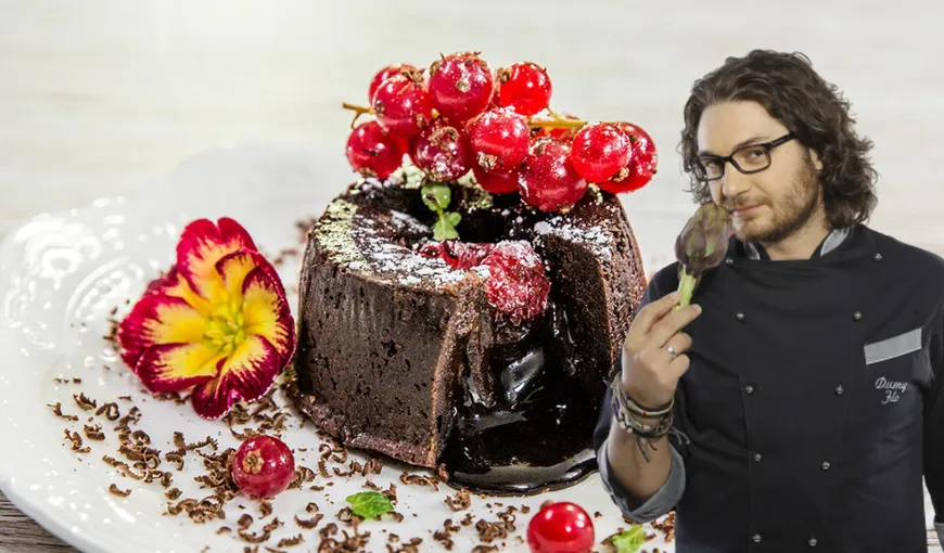 Rețeta-minune de lava cake a lui Florin Dumitrescu. Care este secretul pentru un desert perfect