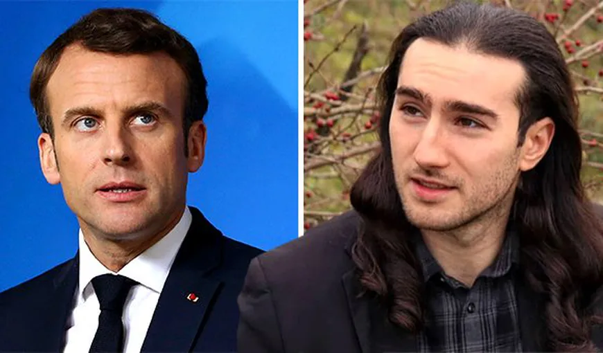 Cine l-a pălmuit pe Emmanuel Macron? Bărbatul este pasionat de luptele cu sabia si a fondat „Cavalerii Mesei Pătrate”