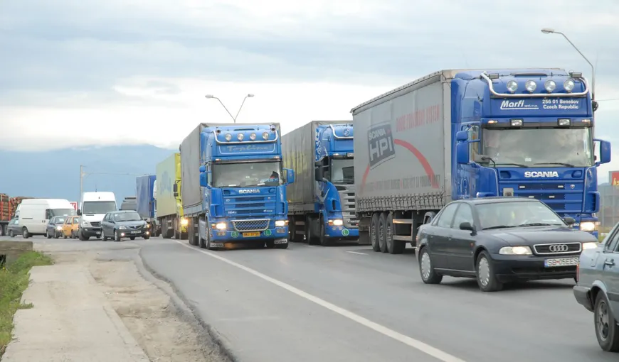 Protest al transportatorilor de marfă din România. Trafic dat peste cap în mai multe oraşe