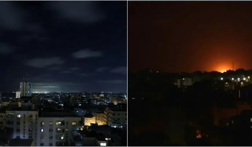 Israel a declanșat un nou atac aerian împotriva unor ținte din Hamas, Fâșia Gaza VIDEO