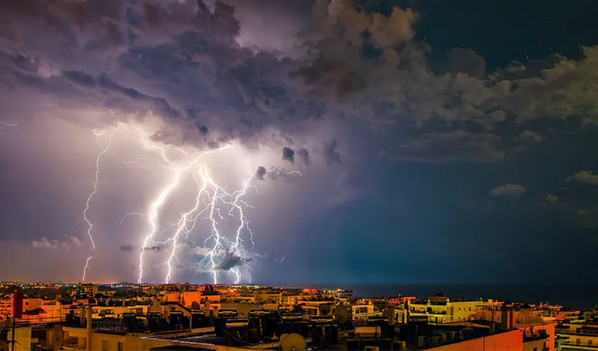 Grecia va fi măturată de furtuni puternice. A fost emisă alertă de fenomene extreme în mai multe regiuni