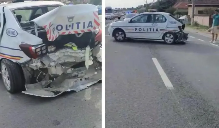 Poliţişti din Dolj, răniţi după ce o şoferiţă a intrat violent în autospeciala MAI. Ce s-a întâmplat cu organele de ordine