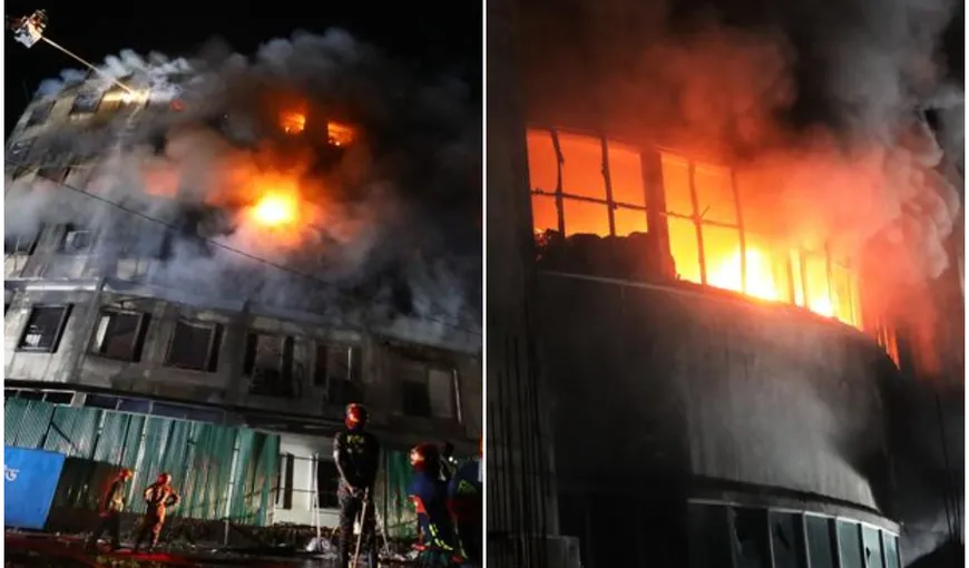 Zeci de morţi şi de răniţi în urma unui incendiu izbucnit la o fabrică de procesare a alimentelor, în Bangladesh. VIDEO