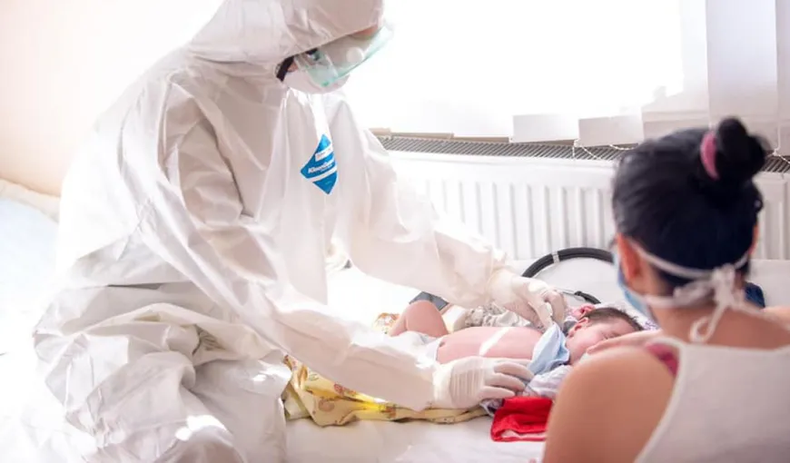 Primul bebeluş infectat cu tulpina Delta în România