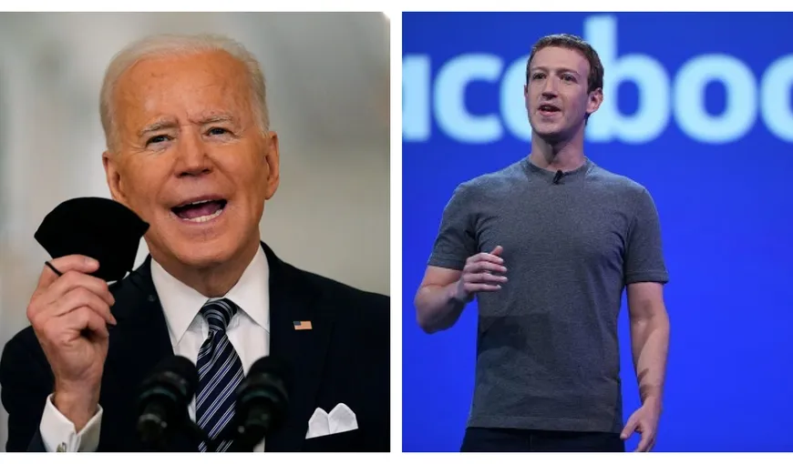 Joe Biden, nimicitor cu Mark Zuckerberg. „Platforme precum Facebook ucid oamenii cu informaţii eronate despre vaccinuri”