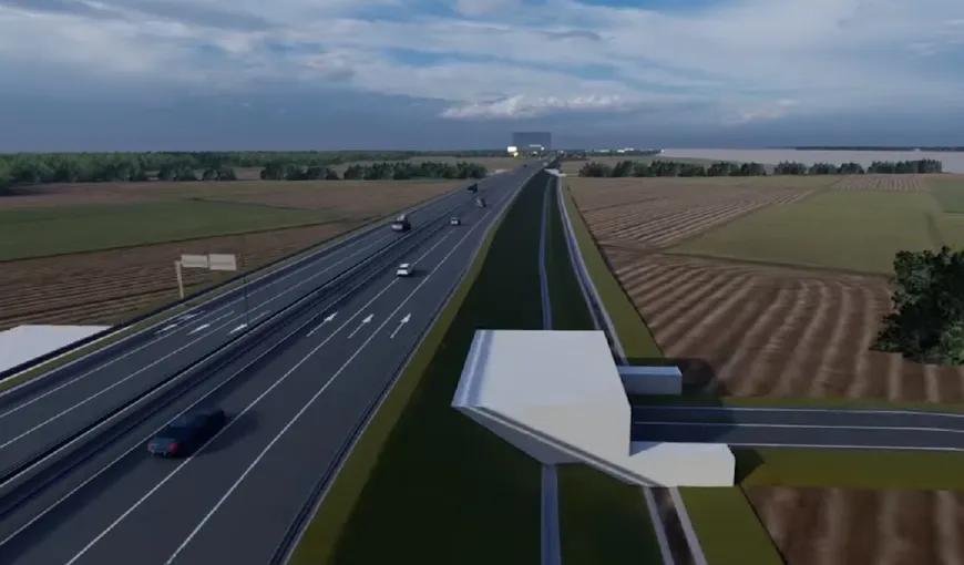 CNAIR anunţă deschiderea circulaţiei pe bretelele 3 şi 4 ale nodului rutier Sebeş VIDEO