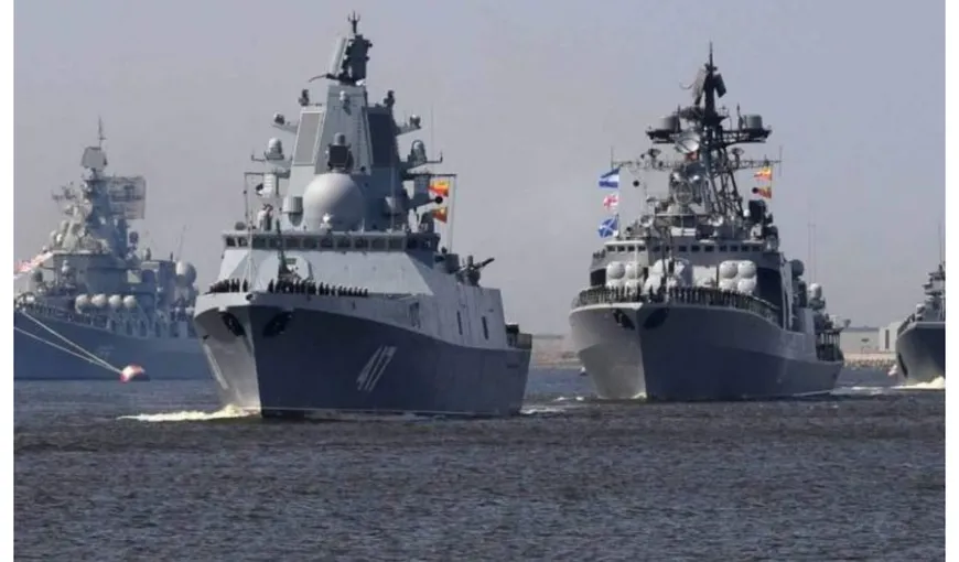 Focuri de armă în Marea Neagră trase de nave militare ruse