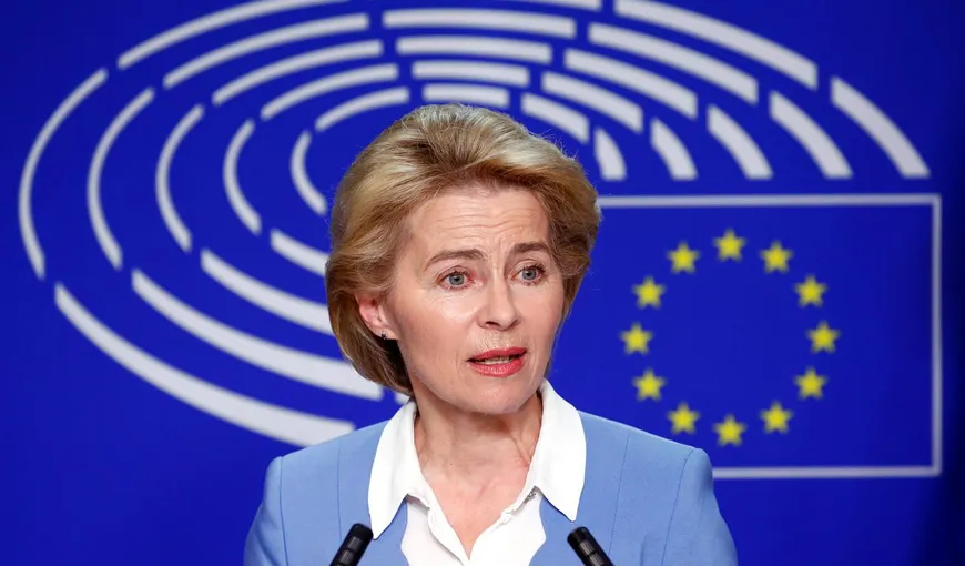Ursula von der Leyen va lipsi la discursul lui Macron din plenul PE. Șefa Comisiei Europene e contact al unui pacient cu Covid