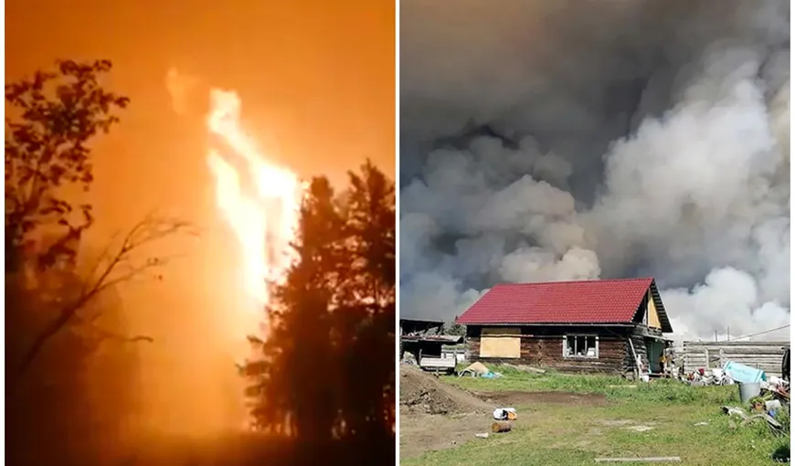 Arde Siberia! Peste patru milioane de hectare de pădure siberiană, mistuite de flăcări
