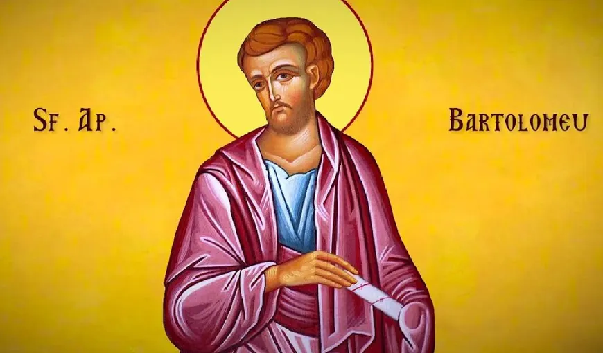 Calendar ortodox 25 august 2023. Aducerea moaştelor Sfântului Apostol Bartolomeu, ocrotitorul celor bolnavi