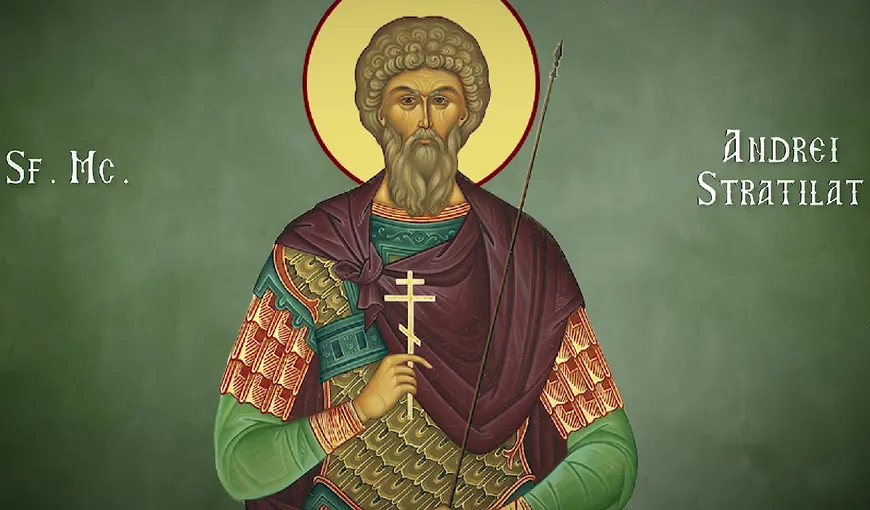 Calendar ortodox 19 august 2023. Sfântul Andrei Stratilat, făcător de minuni. Rugăciune grabnic ajutătoare care te întărește în fața necazurilor