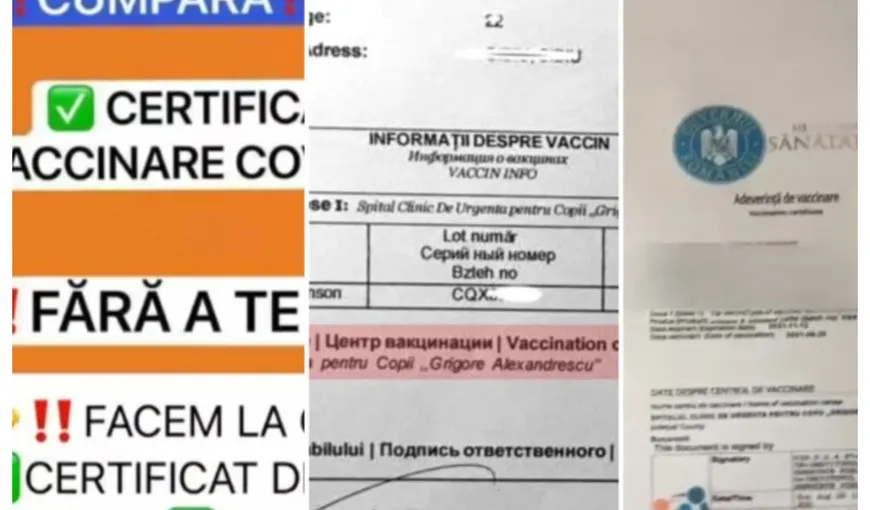 Certificate de vaccinare false, vândute cu 100 de euro pe Telegram. Lucian Bode: „Infractorii şi infracţionalitatea evoluează foarte mult”