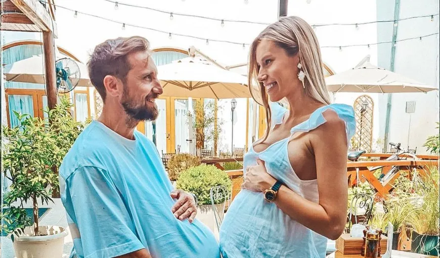 Gabriela Prisăcariu a luat 20 de kilograme! Cum arată soţia lui Dani Oţil în ultima lună de sarcină FOTO