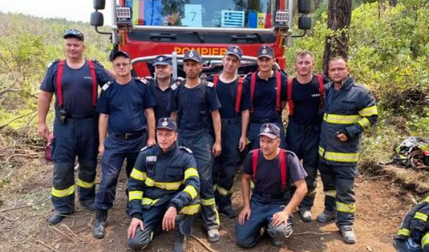 Pompierii români, recompensaţi de autorităţile din Grecia. Ce le-a oferit primarul din Thasos: „E important să ne ajutăm”