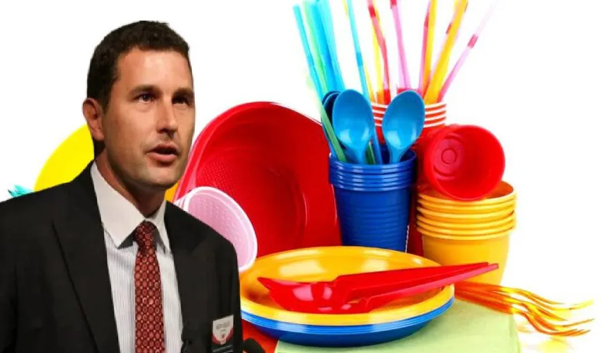Paharele, farfuriile şi furculiţele din plastic de unică folosinţă vor fi interzise în România. Ministrul Mediului: „Săptămâna viitoare adoptăm OUG”